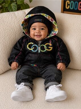 Vintage COOGI Satin Full Zip Jacket